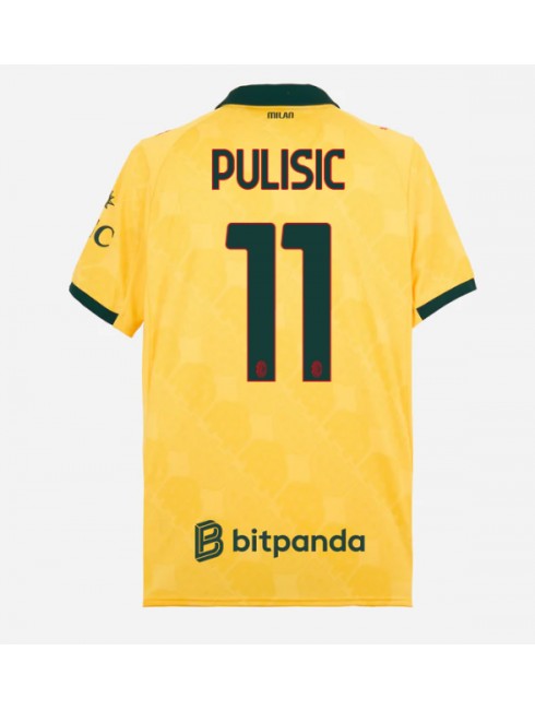 AC Milan Christian Pulisic #11 Replika Tredje Kläder 2025-26 Kortärmad AC Milan Christian Pulisic #11 Replika Tredje Kläder 2025-26 Kortärmad